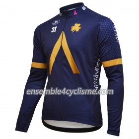 Maillot Cyclisme 2018 Aqua Blue Sport Manches Longues N001